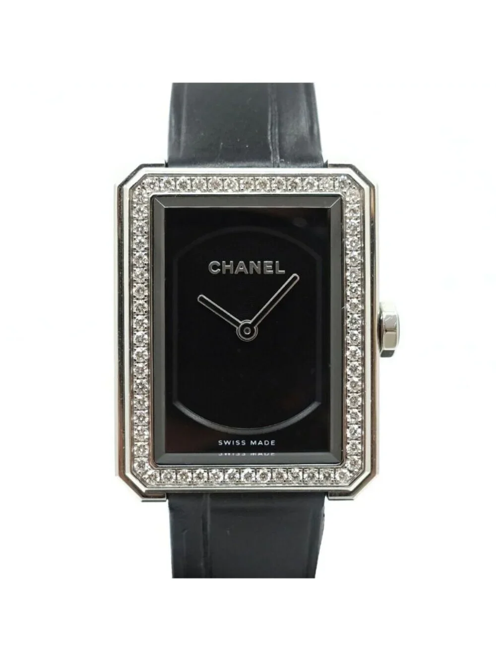 Chanel Watch SS Black Dial Quartz